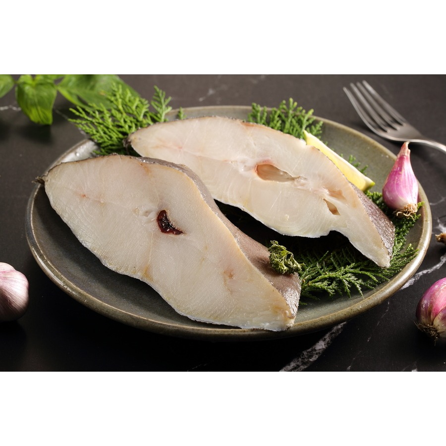 【大江生鮮】格陵蘭扁鱈切片！鱈魚/大比目魚/扁鱈/魚排/魚片/厚切/肚洞/肚孔/真空冷凍食材批發價-細節圖2