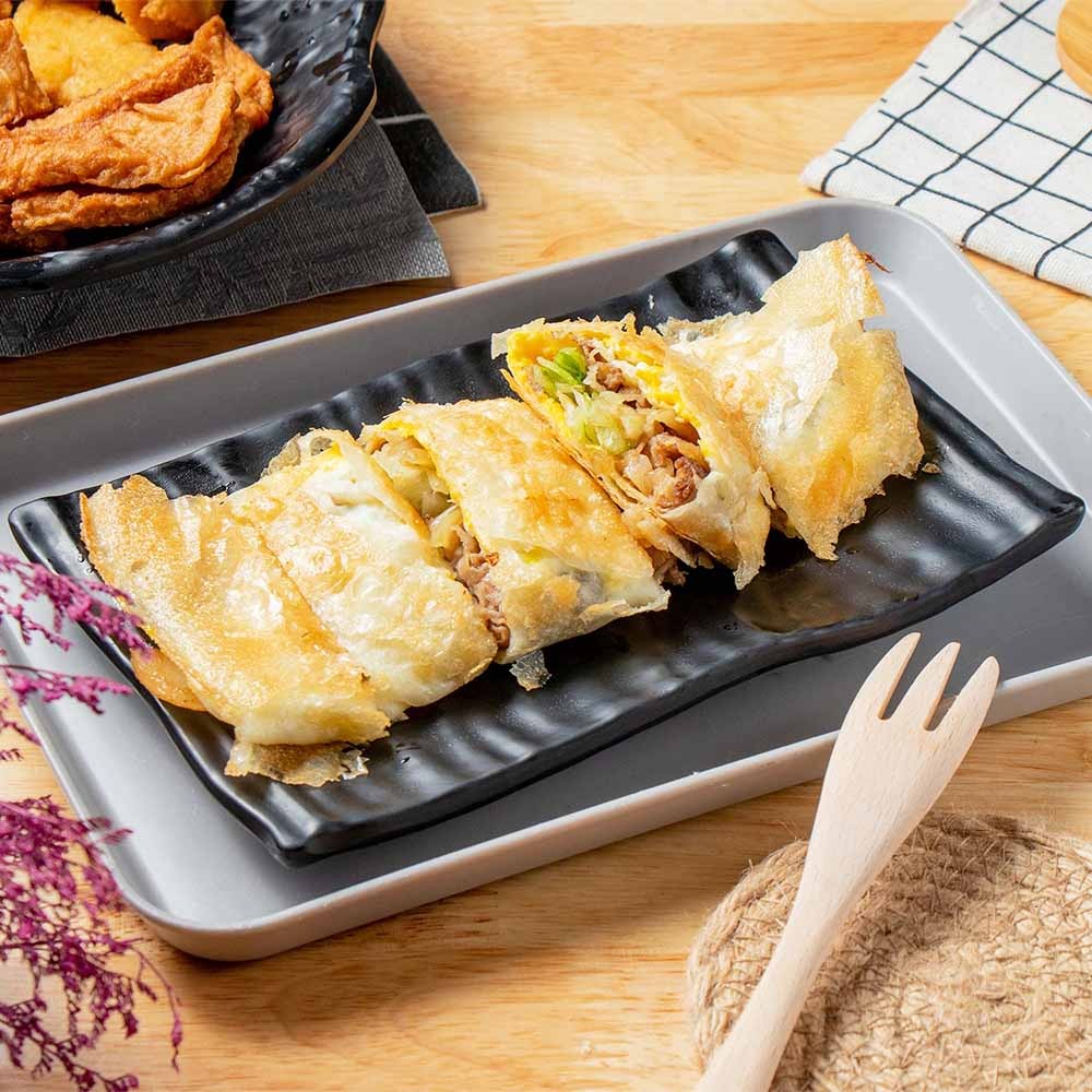 【大江生鮮】酥脆原味蛋餅皮！早點/早餐店食材/早午餐材料/消夜/蛋捲-細節圖2