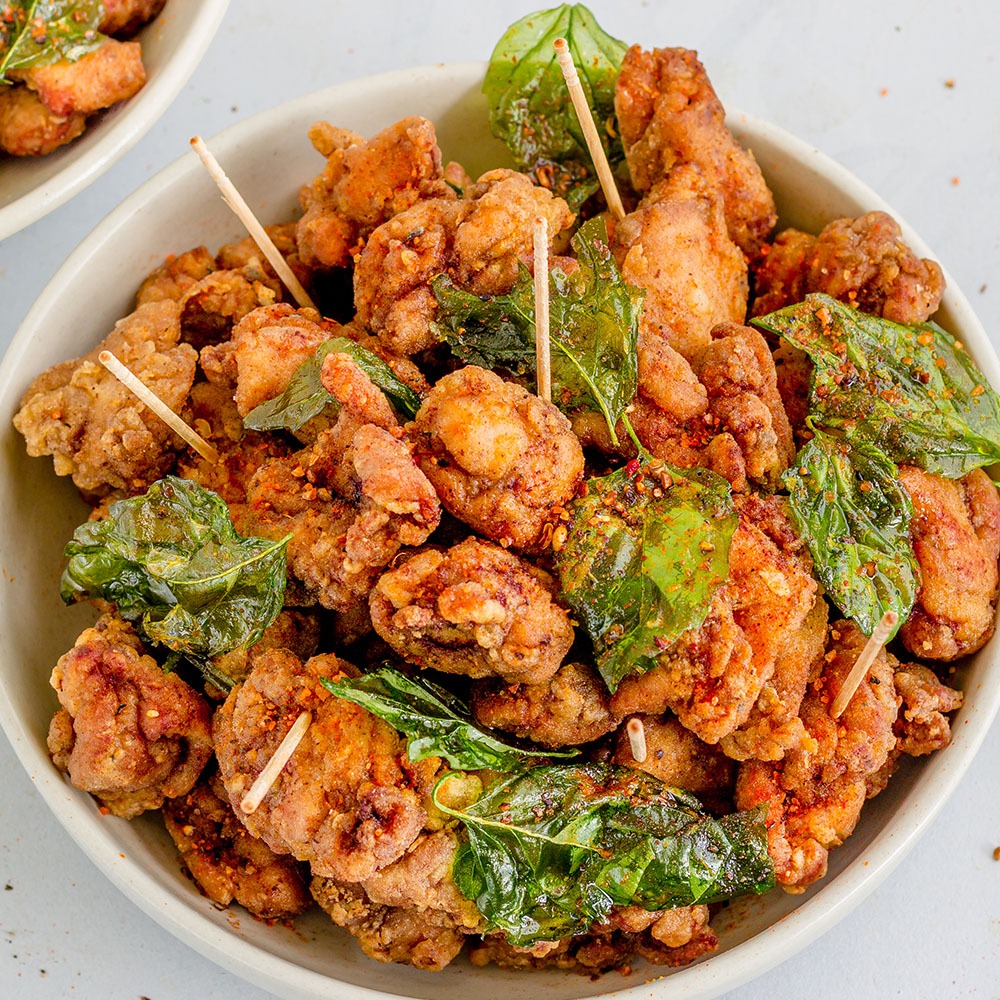 【大江生鮮】原味/辣味無骨鹽酥雞 500g/包！-細節圖2