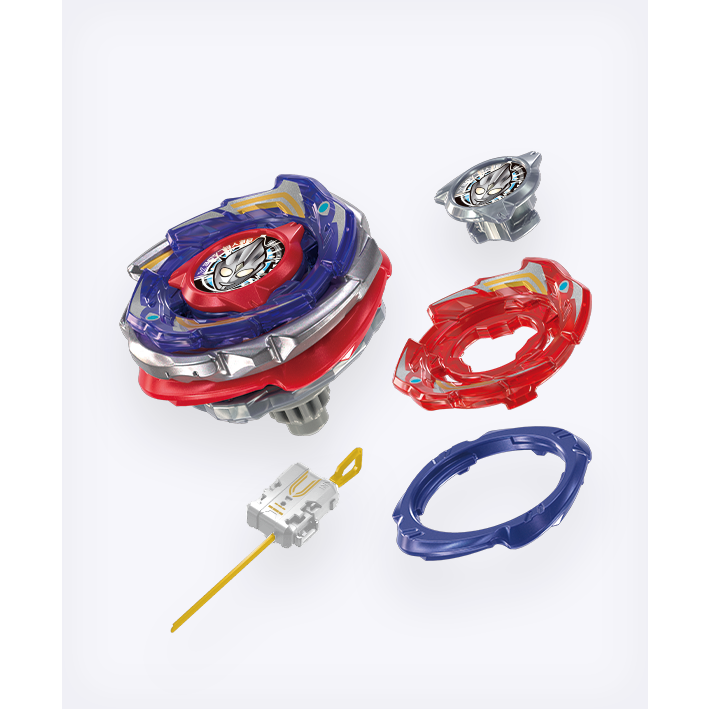 戰鬥陀螺 Beyblade X CX-00 迪迦狂怒FT3-60T+FUNKO POP 沉默之丘 三角頭+魯夫鑰匙圈-細節圖2