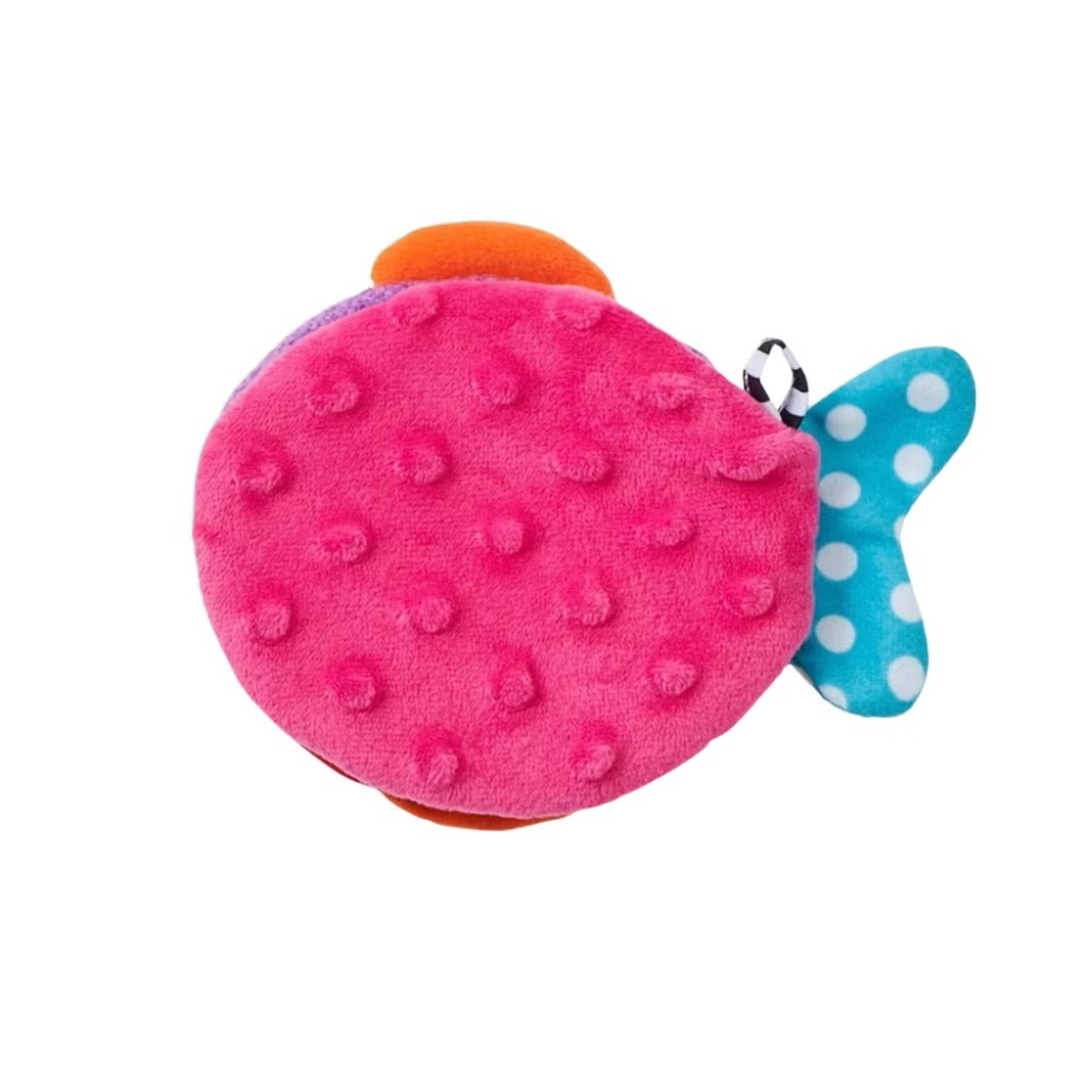 【現貨】快速出貨 正版日貨 Sassy 感官知育 可攜式 迷你 寶寶 布繪本 布書 太陽 小魚 響紙-細節圖9