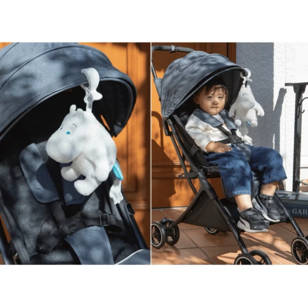 【全館現貨當天出】日本限定 正版日貨 MOOMIN BABY 姆明 嚕嚕米 音樂搖籃曲 嬰兒安撫玩偶 掛鈴-細節圖2