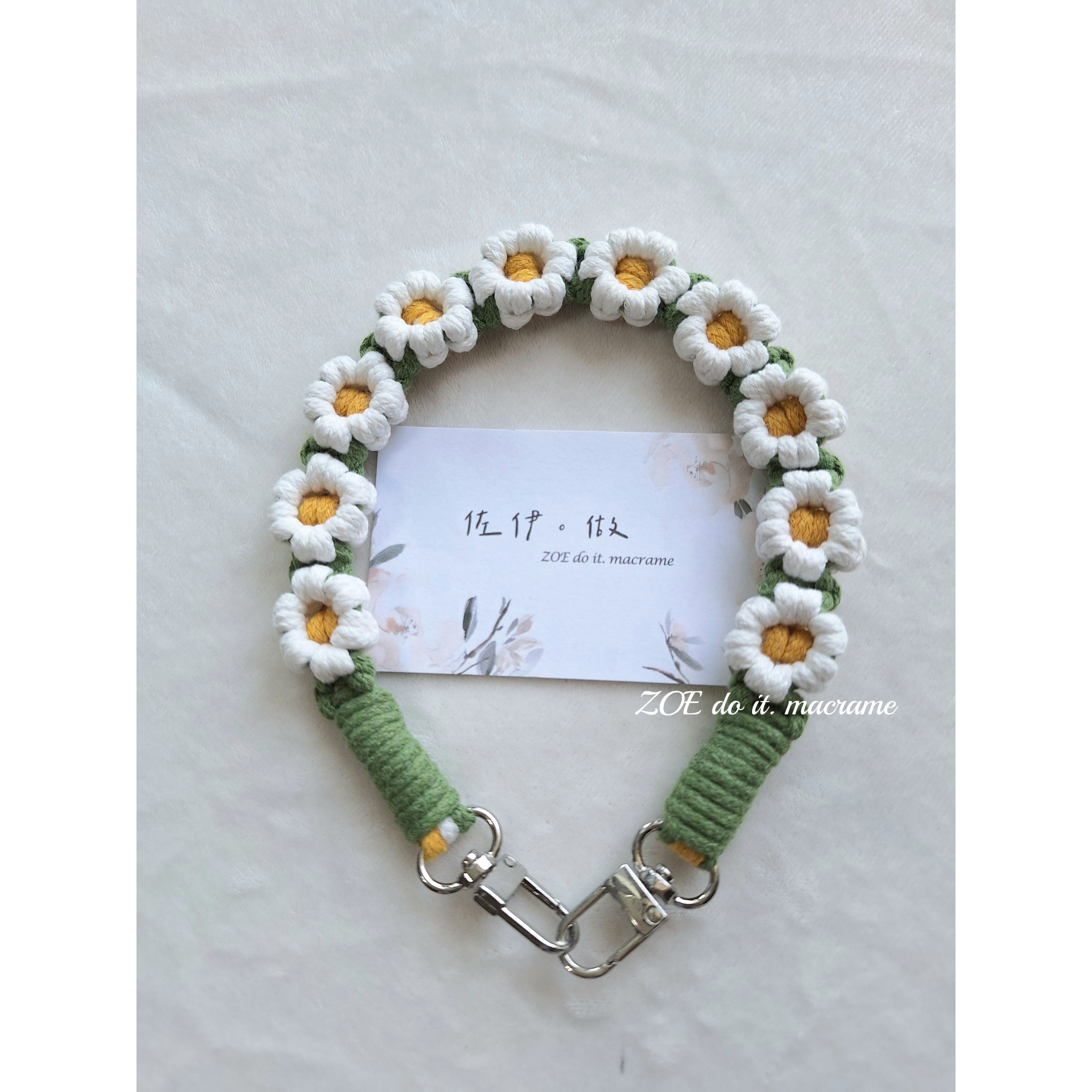 ｜手機短掛繩｜滿版花花-細節圖3