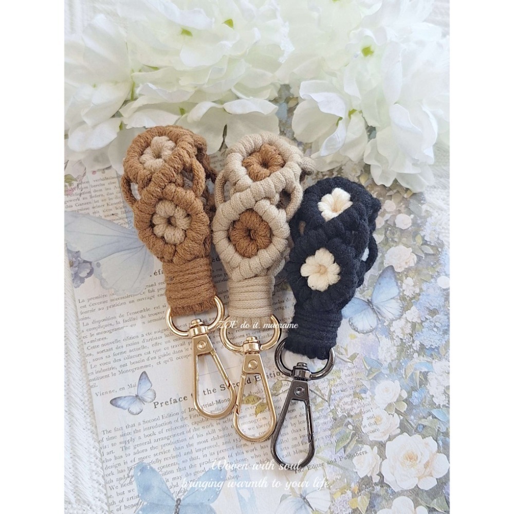 ｜吊飾＆鑰匙圈｜浪漫花花-細節圖2