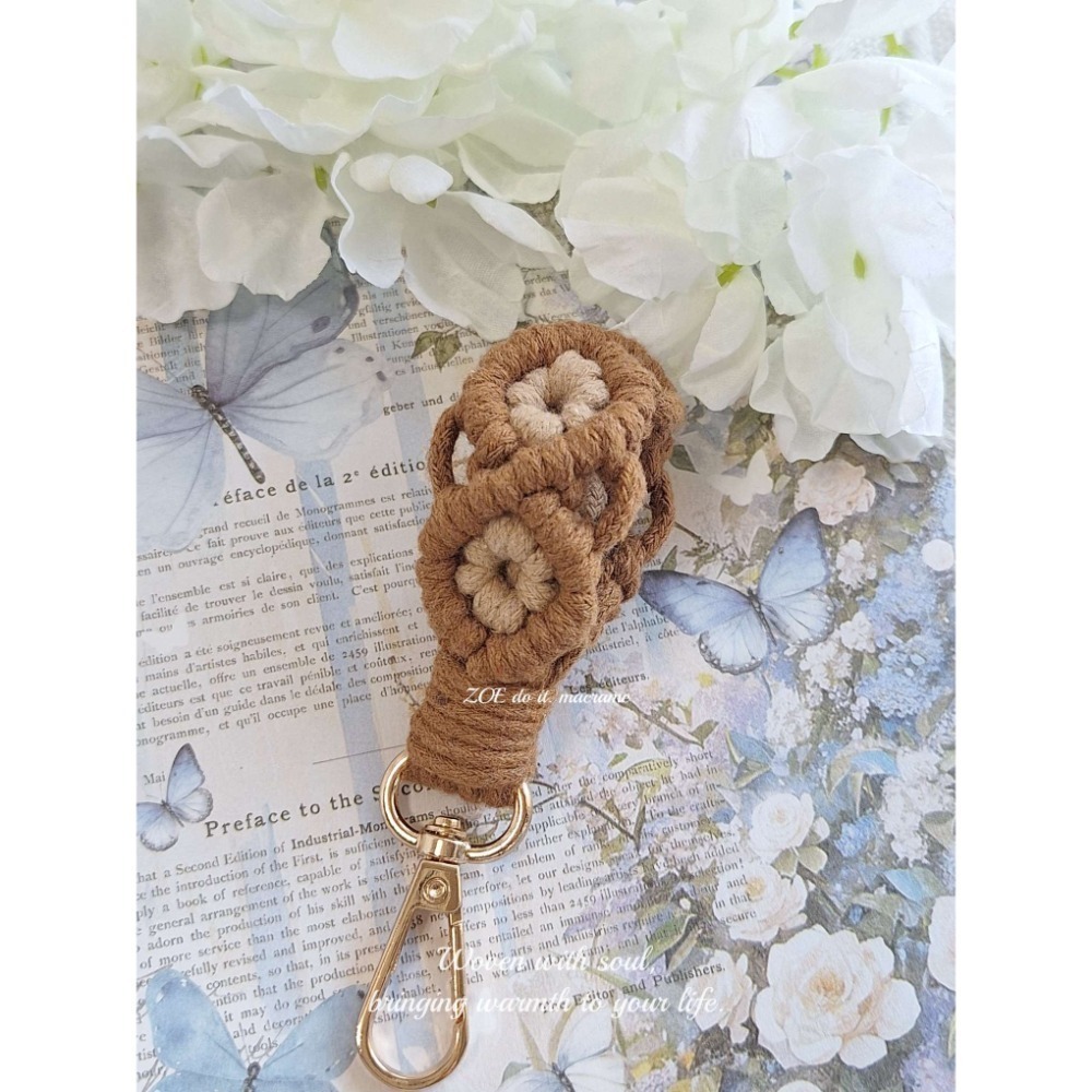 ｜吊飾＆鑰匙圈｜浪漫花花-規格圖2