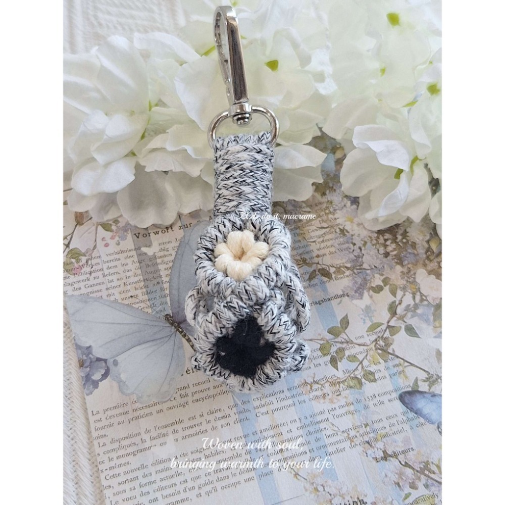 ｜吊飾＆鑰匙圈｜浪漫花花-規格圖2