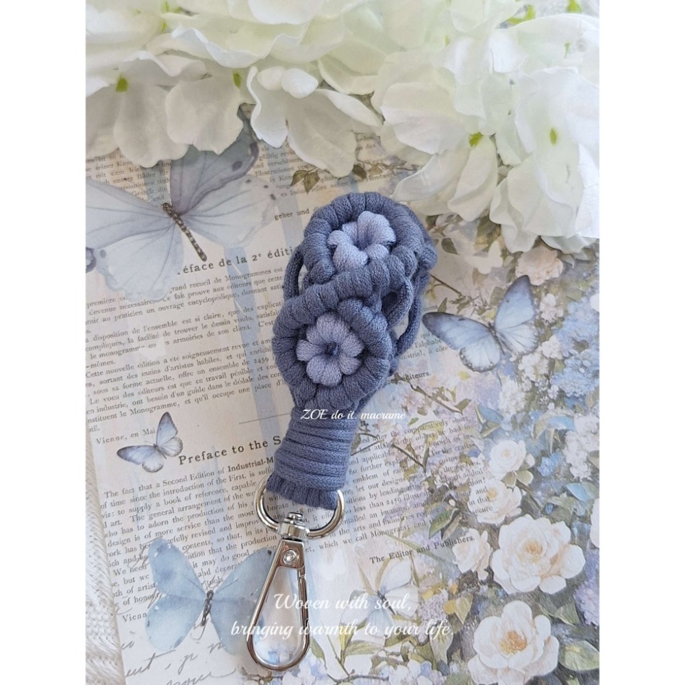 ｜吊飾＆鑰匙圈｜浪漫花花-規格圖2