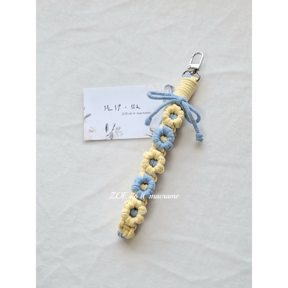 ｜手機短掛繩｜經典花花-規格圖1