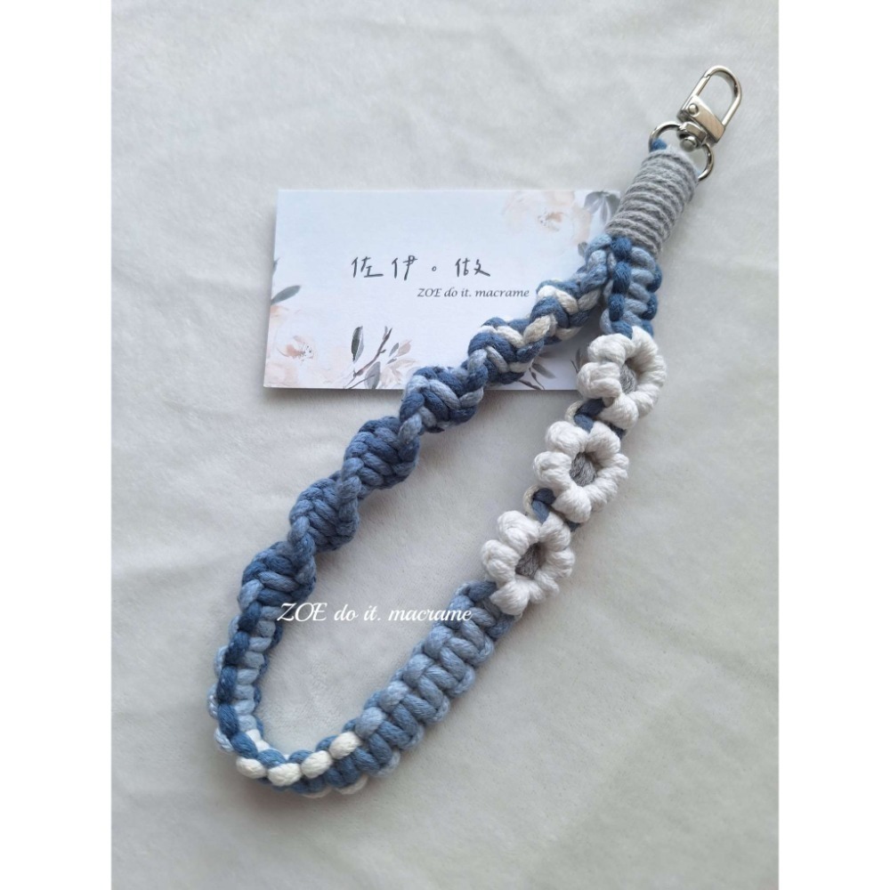 ｜手機短掛繩｜淚之珠▪︎珍珠花花-規格圖5