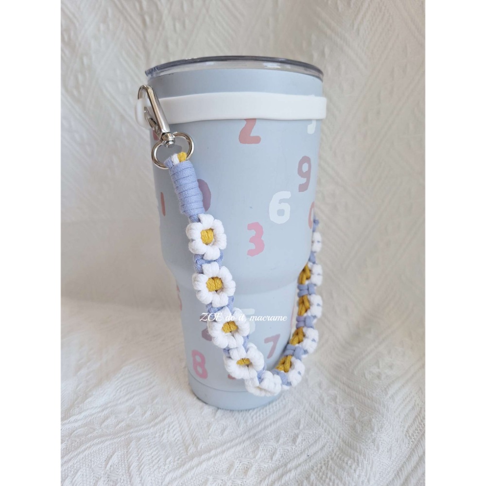 ｜手機短掛繩｜滿版花花-規格圖3