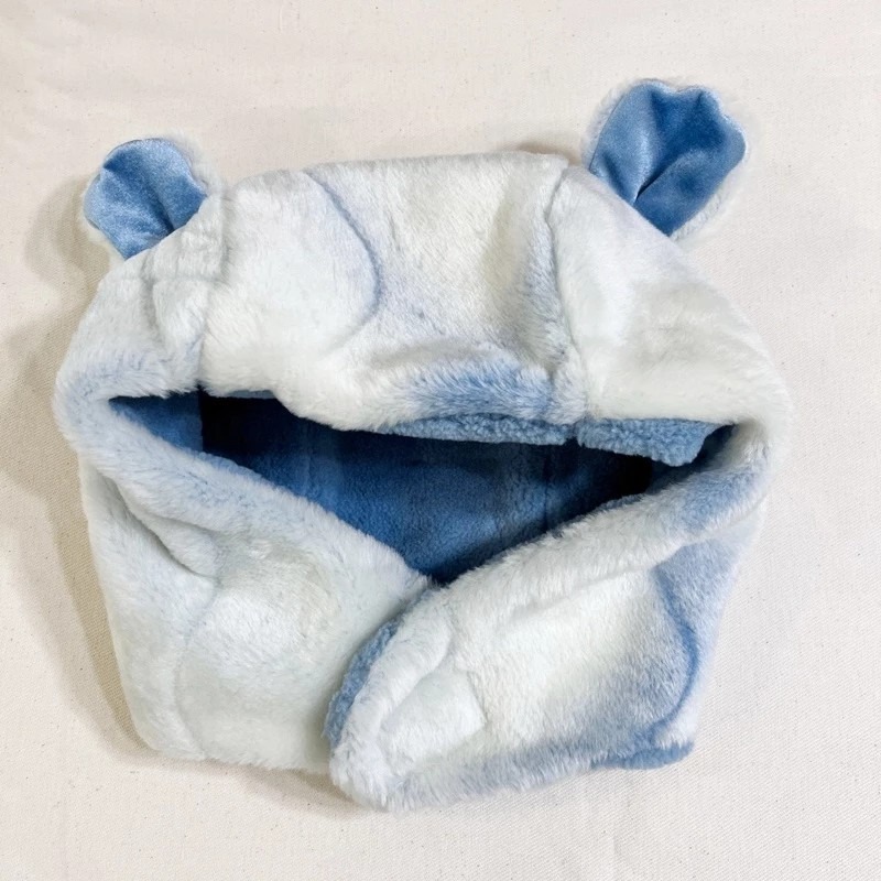 妮美龍 負離子 水波紋毛毯熊帽 - 毛毯熊帽 聰明帽 舒眠帽 毯帽 毛帽 夜用帽 (非妮芙露公司原裝品 屬於加工再製)-細節圖5