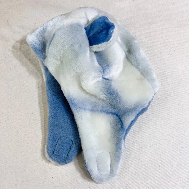 妮美龍 負離子 水波紋毛毯熊帽 - 毛毯熊帽 聰明帽 舒眠帽 毯帽 毛帽 夜用帽 (非妮芙露公司原裝品 屬於加工再製)-細節圖6