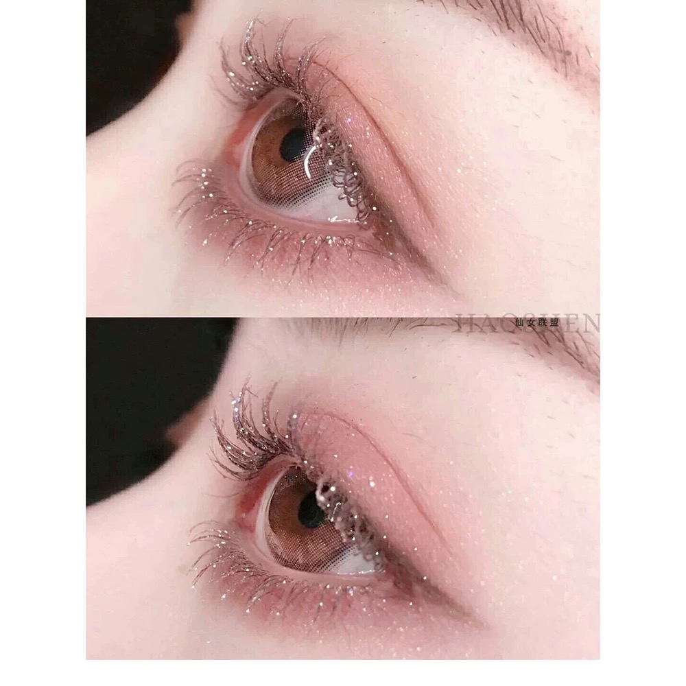閃亮銀白水鑽睫毛膏 不暈染 夜店時尚-細節圖5