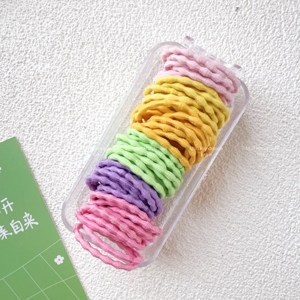 現貨免運@60入-3公分素色蓮藕節髮圈 少髮量/髮飾飾品 幼兒園髮圈小孩綁頭髮彈力髮圈髮束不咬髮髮圈女童髮圈兒童髮圈-規格圖5