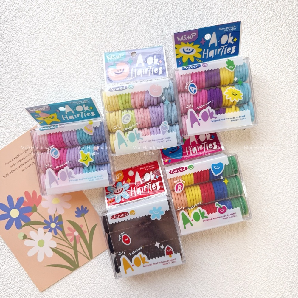 現貨免運@70入-「極少髮量用」 2公分加厚拇指髮圈 髮飾飾品寶寶髮圈胎毛髮圈嬰兒髮圈沖天炮綁寶寶髮束少髮量髮圈-細節圖2