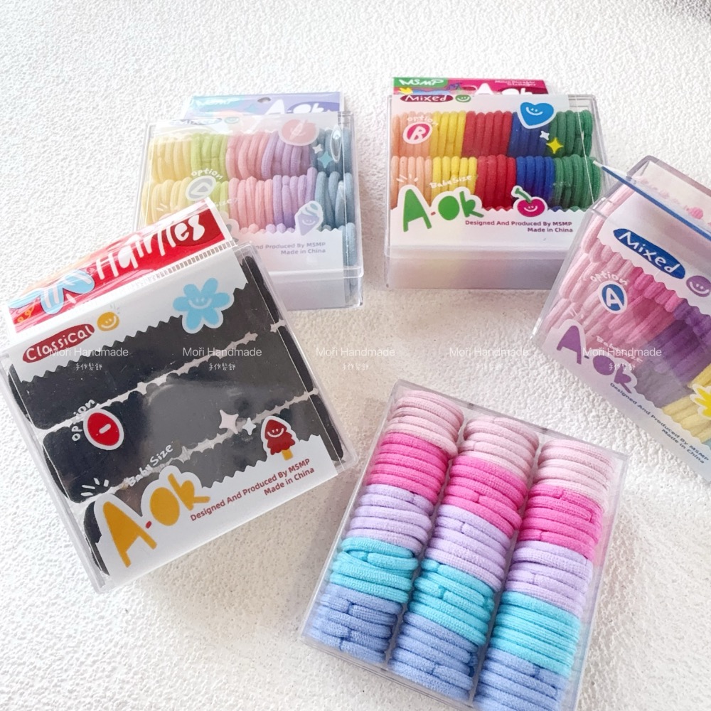 現貨免運@70入-「極少髮量用」 2公分加厚拇指髮圈 髮飾飾品寶寶髮圈胎毛髮圈嬰兒髮圈沖天炮綁寶寶髮束少髮量髮圈-細節圖6