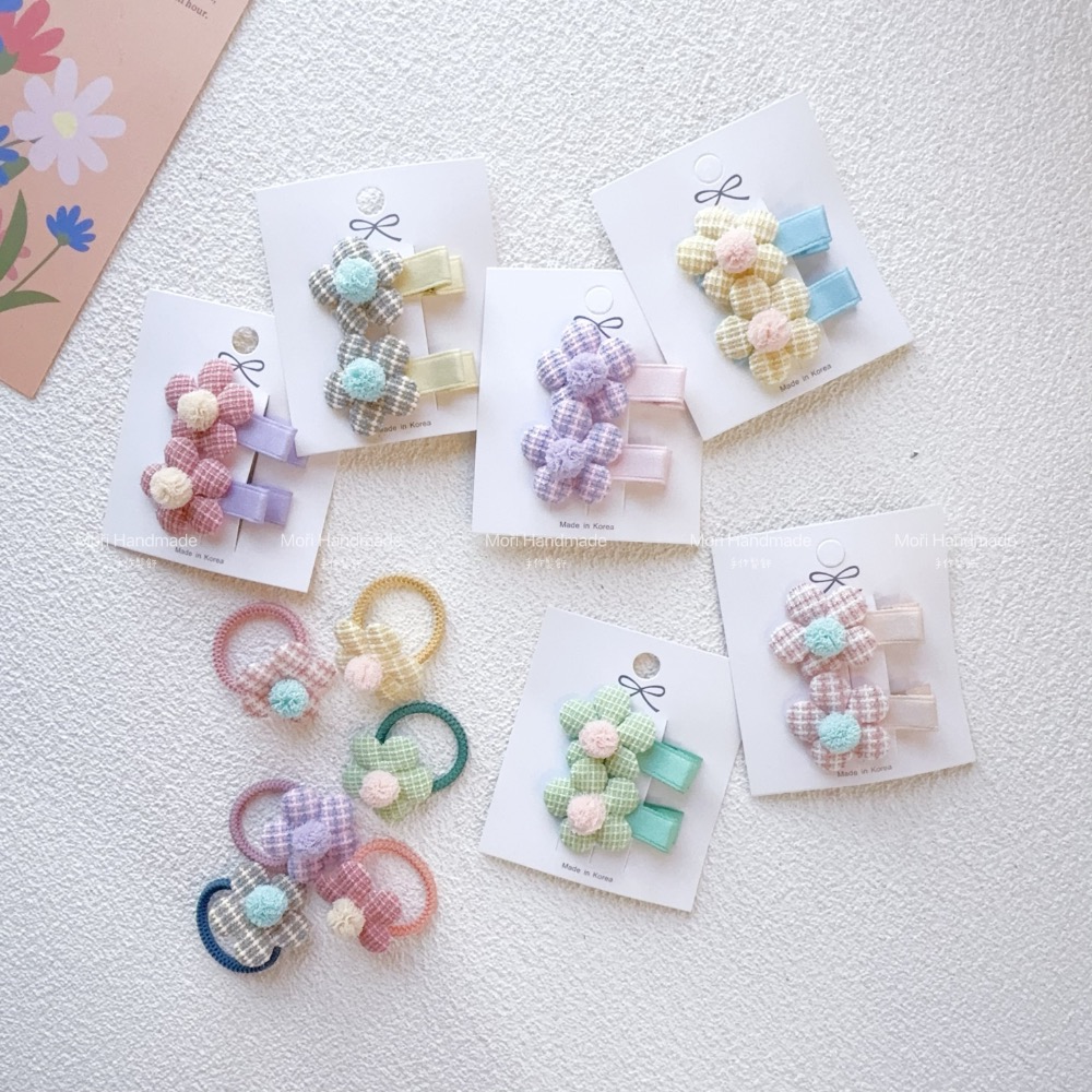 現貨免運@一對-春天花朵來啦～小花髮夾寶寶髮夾髮飾飾品嬰兒髮夾嬰兒髮圈寶寶髮夾兒童髮夾瀏海夾少髮量髮夾女寶瀏海夾-細節圖2