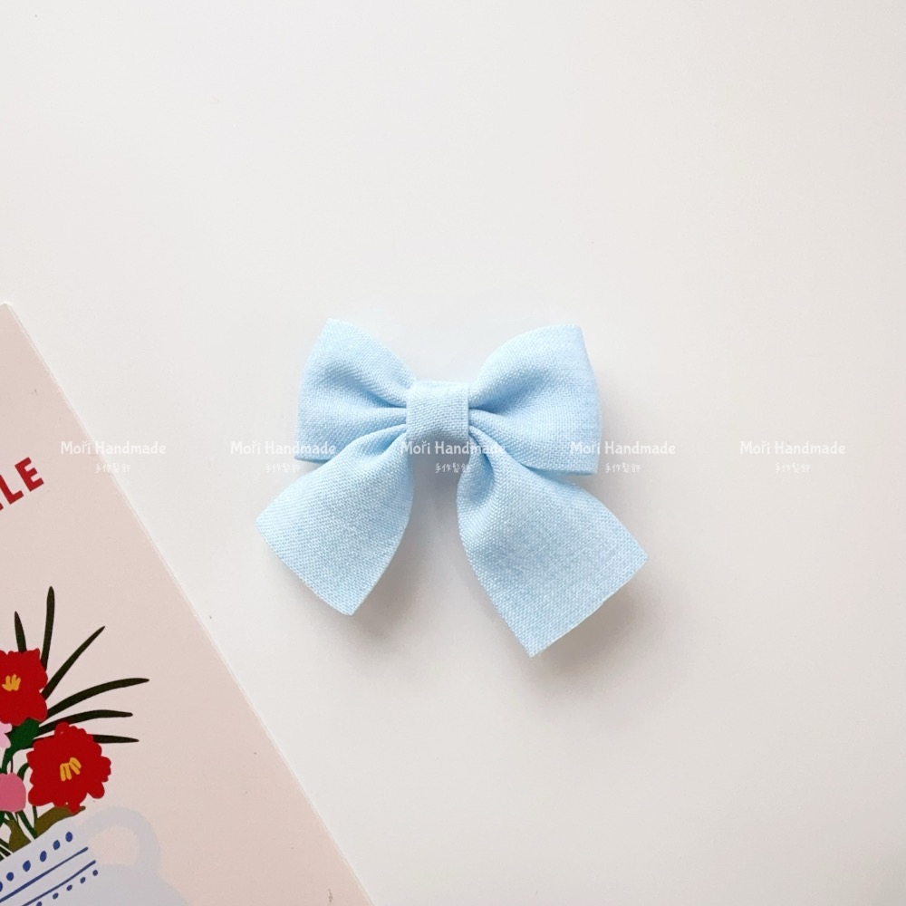 現貨免運@一入-燕尾蝴蝶結寶寶髮夾全包布髮夾寶寶髮圈彈力髮圈女寶髮夾幼兒園髮夾髮飾飾品少髮量髮圈兒童髮圈綁頭髮瀏海夾-規格圖7