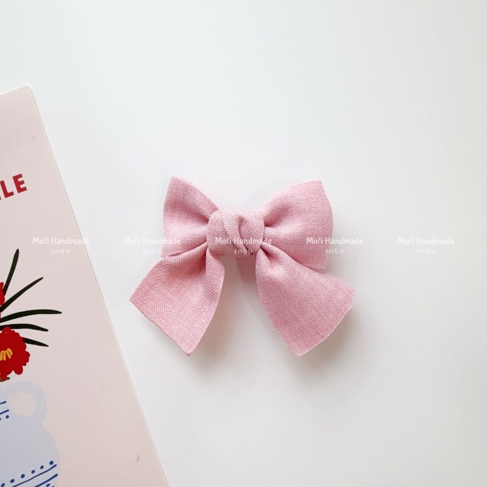 現貨免運@一入-燕尾蝴蝶結寶寶髮夾全包布髮夾寶寶髮圈彈力髮圈女寶髮夾幼兒園髮夾髮飾飾品少髮量髮圈兒童髮圈綁頭髮瀏海夾-規格圖7