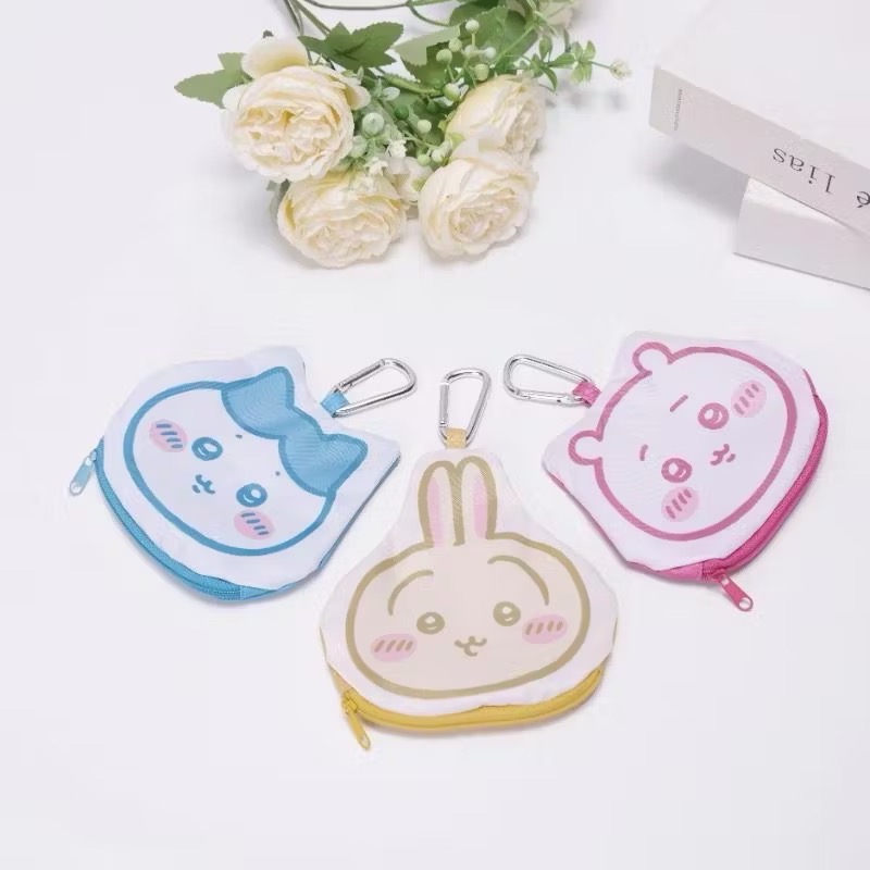 快速出貨🚚吉伊卡哇萌萌大臉摺疊購物袋💓-細節圖4