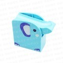 1個藍色機關象鼻可動滑道