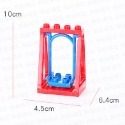 大顆粒積木 鞦韆 遊樂場 樂高 得寶 duplo 美高積木 德寶 兼容 積木配件 積木零件 樂酷磚家-規格圖1