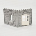 大顆粒積木    岩石牆+牆紙 樂高得寶 相容 duplo 美高積木 房屋 門牆 積木配件 樂酷磚家-規格圖1