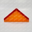 橙色+紅色三角屋頂
