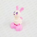 粉紅兔(腿部可動)