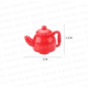 紅色圓茶壺