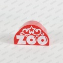 紅色ZOO動物園徽