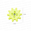 B款10齒小齒輪(果綠色)+隨機色底座