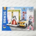 小顆粒積木🌈   街景套裝 飲料甜品店 樂高相容 積木套裝 生日禮物 聖誕禮物 兒童節禮物 樂酷磚家-規格圖1