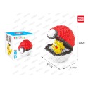 微小顆粒積木(14歲+)  精靈球+寶可夢 迷你皮卡丘 POKEMON 寶可夢積木 精靈球積木 鑽石顆粒 樂酷磚家-規格圖1