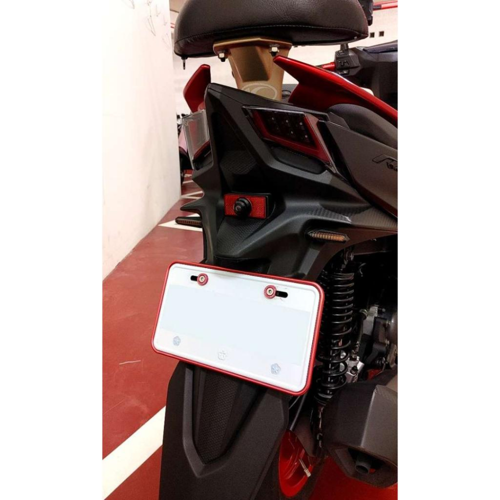 10個價格 M6 墊片螺絲 車牌螺絲 牌框螺絲 機車 汽車 引擎室 裝飾螺絲 6mm 彩色墊片 鋁合金 不鏽鋼螺絲 檔車-細節圖5