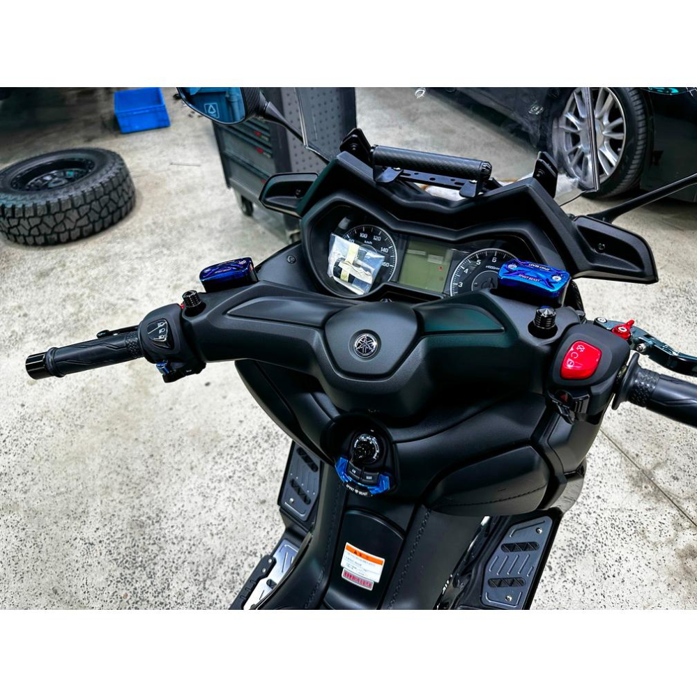 XMAX 300 250 鎖蓋 鎖頭 鑰匙 裝飾 貼片 電門鎖 靈獸 改裝品 X-MAX 機車 車貼 小改裝 外型-細節圖9