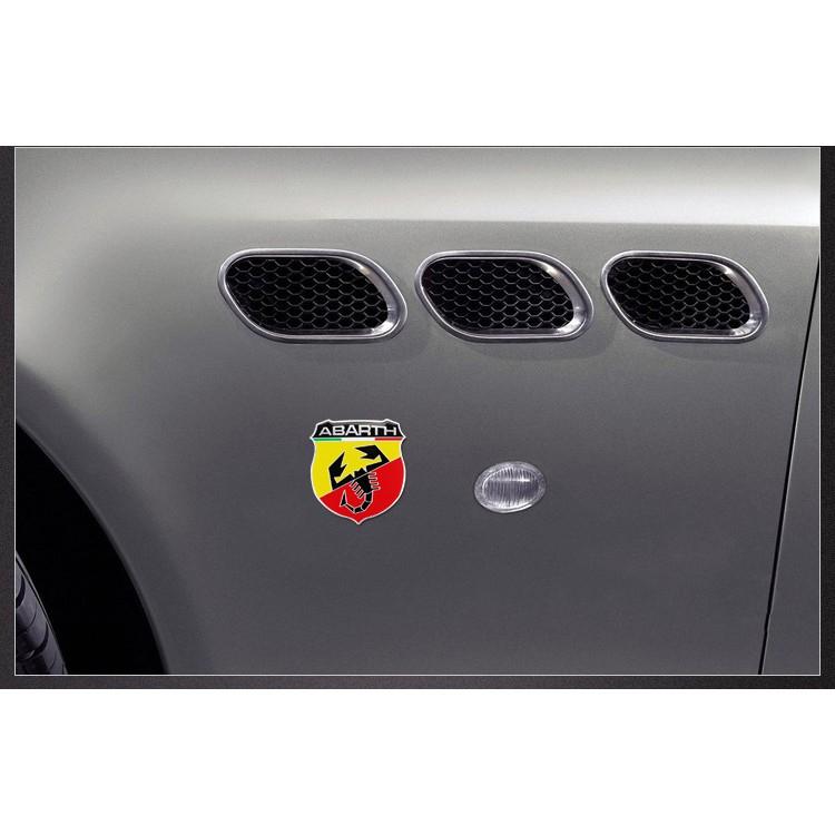 鋁牌貼 ABARTH 金屬貼紙/汽車貼紙/葉子板/防撞貼/義大利/機車/金屬車貼/蠍子/鋁貼/耐熱/排氣管貼紙 汽車-細節圖5