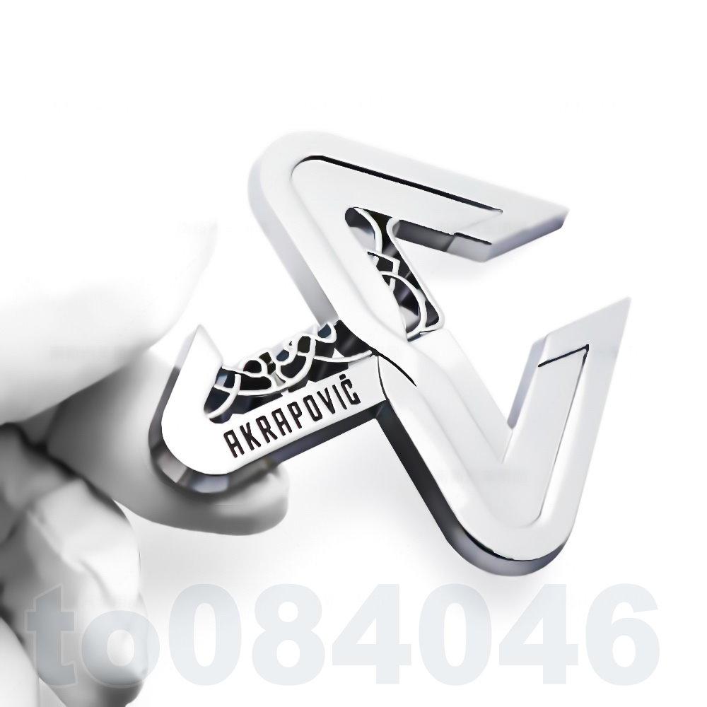 蠍子鋁貼 鋁牌 鋁標 金屬貼標 AKRAPOVIC 蠍子管 車身貼紙 車殼貼 機車 摩托車 汽車 改裝 防水 造型 車貼-細節圖5