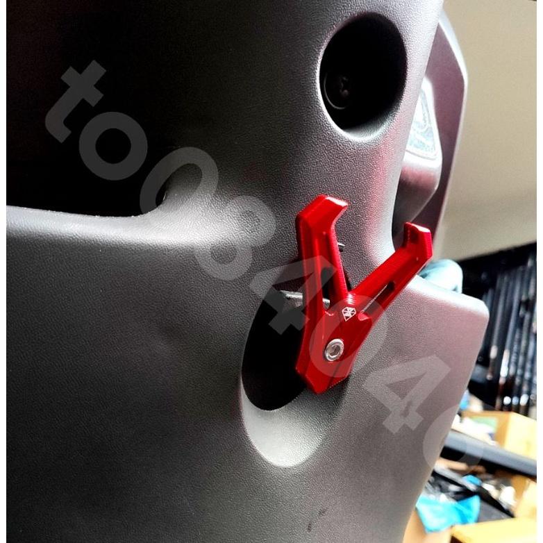 雙爪式 鋁合金掛勾 機車掛勾 鍍鈦 靈獸 Y型 掛勾 掛鉤 AI1 彪虎 FORCE 電動車 bws 新勁戰 BON-細節圖2