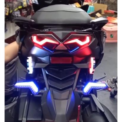 假一賠十 靈獸 LED 流水方向燈 機車 日行燈 序列式 導光 檔車 雷霆S DRG 重機 MT15 R15 mmbcu-細節圖3