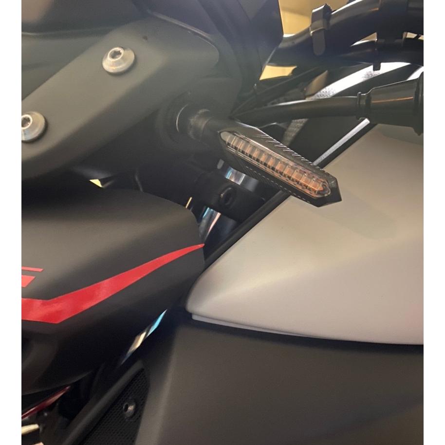 假一賠十 靈獸 LED 流水方向燈 機車 日行燈 序列式 導光 檔車 雷霆S DRG 重機 MT15 R15 mmbcu-細節圖6