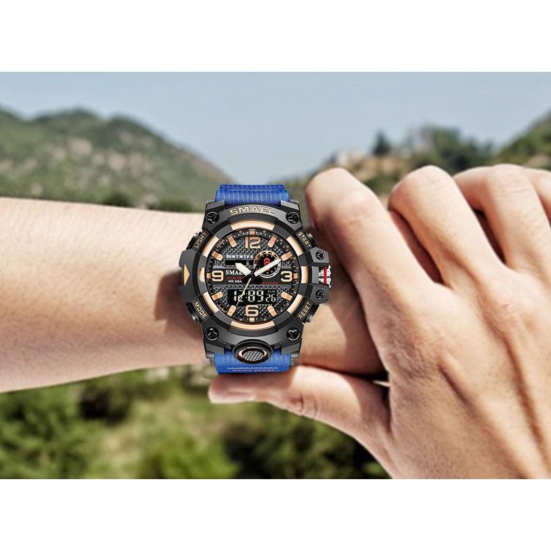 迷彩 多功能電子錶 軍事風 男生手錶 防水 造型男錶 男錶 手錶 流行手錶 韓版 計時 運動錶 防水手錶 男表 機車-細節圖6