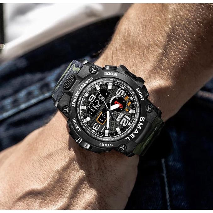 迷彩 多功能電子錶 軍事風 男生手錶 防水 造型男錶 男錶 手錶 流行手錶 韓版 計時 運動錶 防水手錶 男表 機車-細節圖8