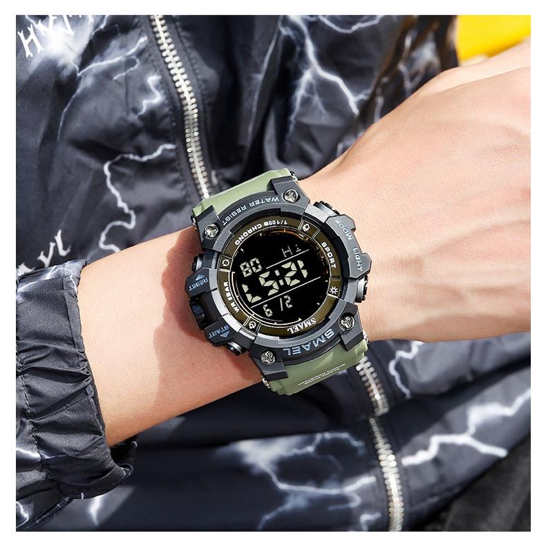 迷彩 多功能電子錶 軍事風 男生手錶 防水 造型男錶 男錶 手錶 流行手錶 韓版 計時 運動錶 防水手錶 男表 機車-細節圖9