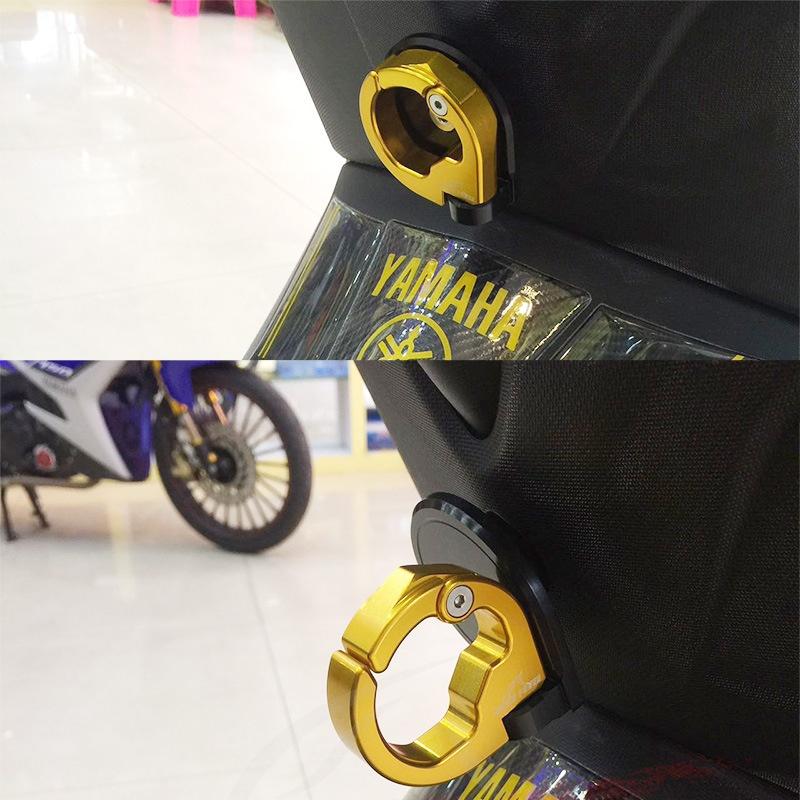 機車 CNC鋁合金 掛勾 置物掛勾 回彈掛勾 摺疊掛勾 摩托車 機車掛勾 宵夜掛勾 活動式 安全帽掛勾 鷹爪掛鈎-細節圖2