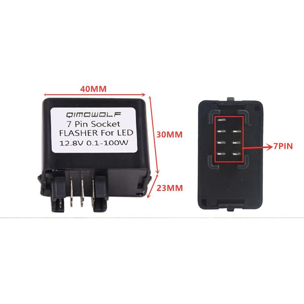 鈴木SUZUKI 防快閃7PIN 重機專用 LED方向燈繼電器 AN650 阿魯 GSX-S750 SV1000 600-細節圖3