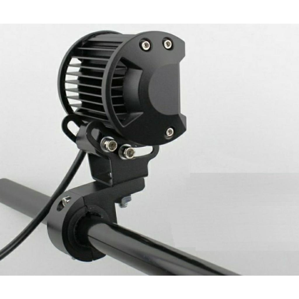 霧燈支架 擴展支架 管夾 車把 機車 檔車 電動車 摩托車 固定支架 保險桿 防摔桿 夾燈 霧燈 固定 重機 鎖孔-細節圖3