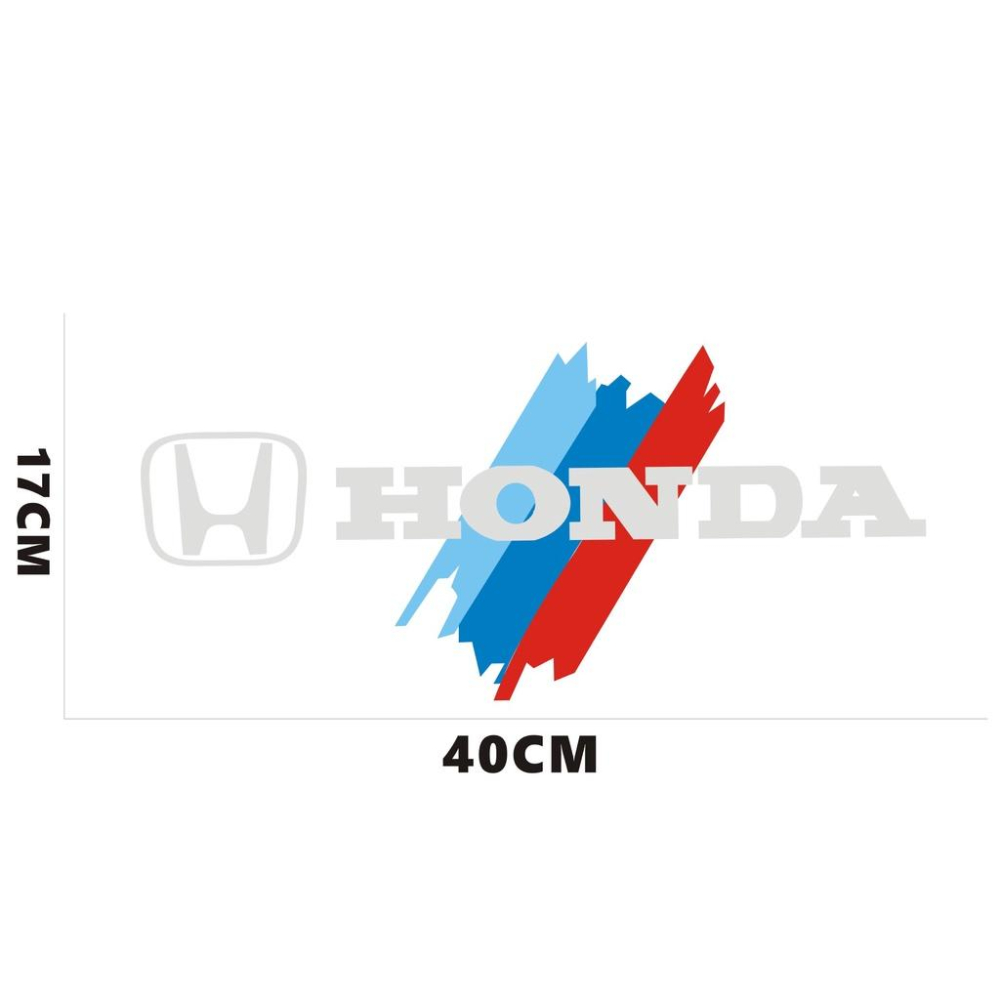 HONDA/後擋風玻璃貼紙/三色造型貼紙/檔風玻璃/ALTIS/TOYOTA/擋風玻璃貼/CRV/HRV/CHR/FIT-細節圖4