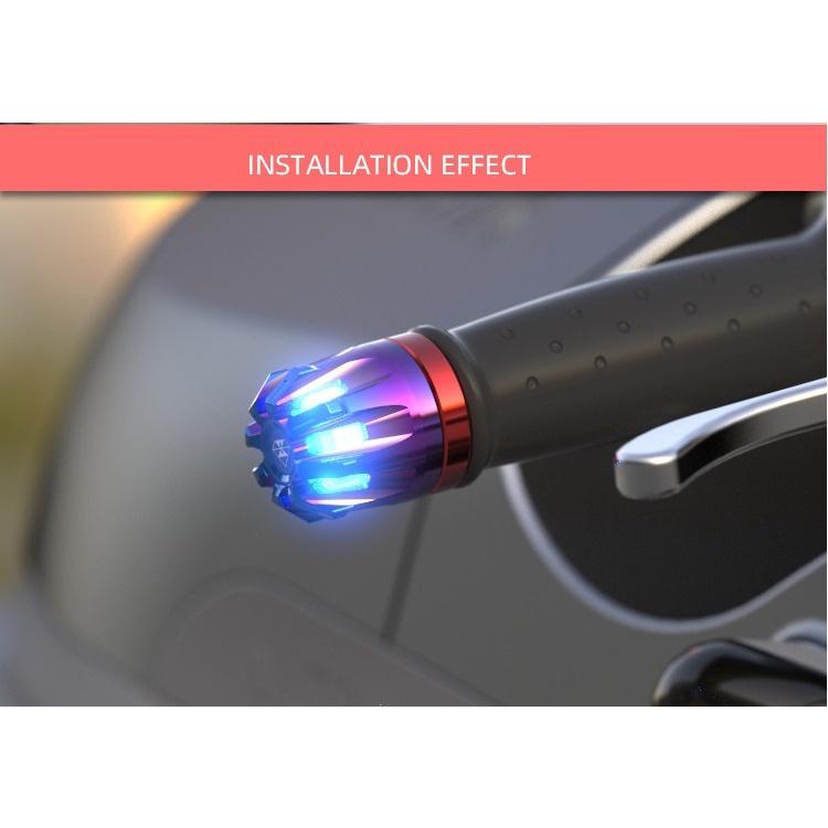 平衡端子 方向燈 日行燈 靈獸 燒鈦 握把端子 手把端子 檔車 新勁戰 JBUBU JETS BWS FORCE 機車-細節圖3