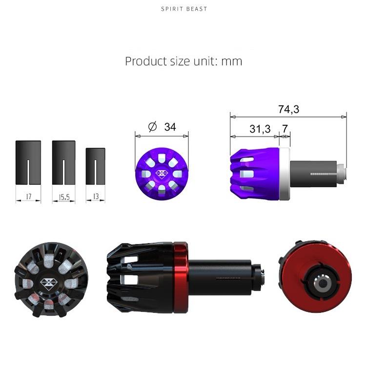 平衡端子 方向燈 日行燈 靈獸 燒鈦 握把端子 手把端子 檔車 新勁戰 JBUBU JETS BWS FORCE 機車-細節圖4